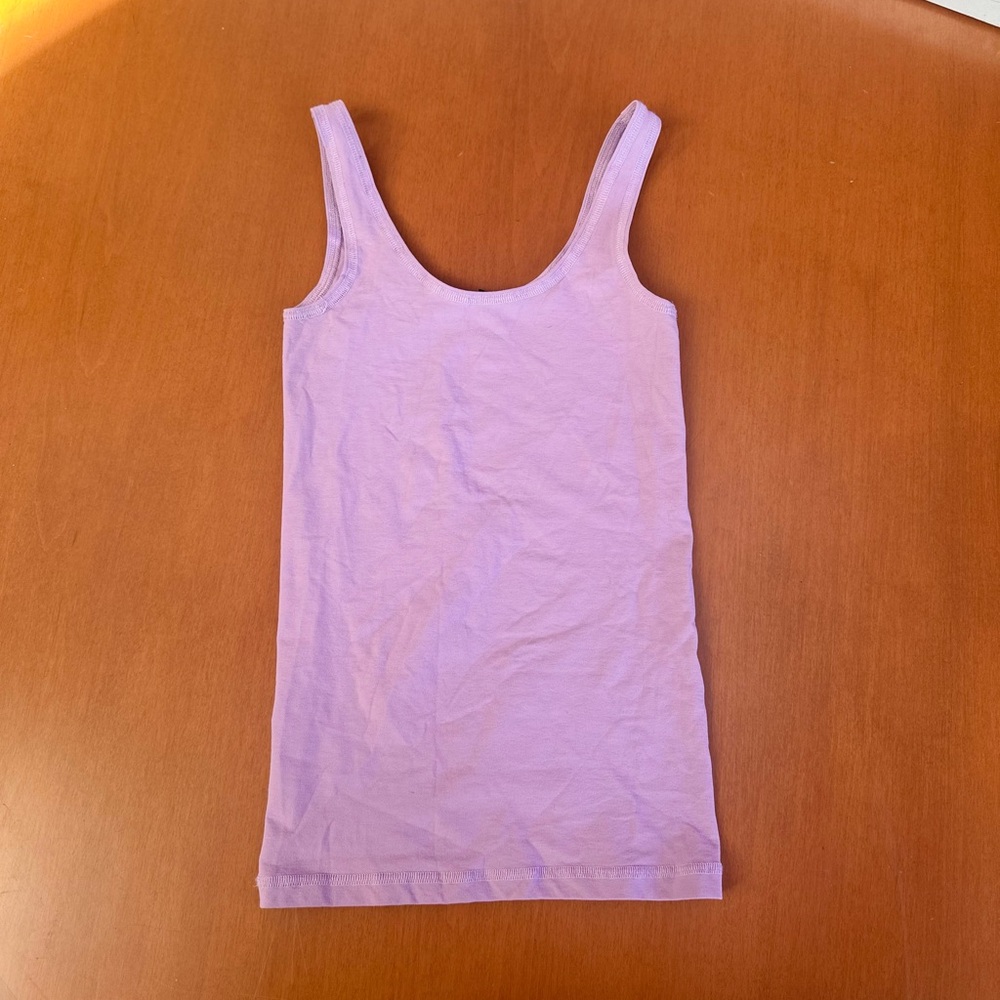 Theory Y2K Spandex lavender Tank Top Cami